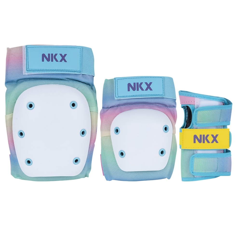 NKX 3-Pack Pro Protective Gear - Knee Pads, Elbow Pads and Wrist Guards